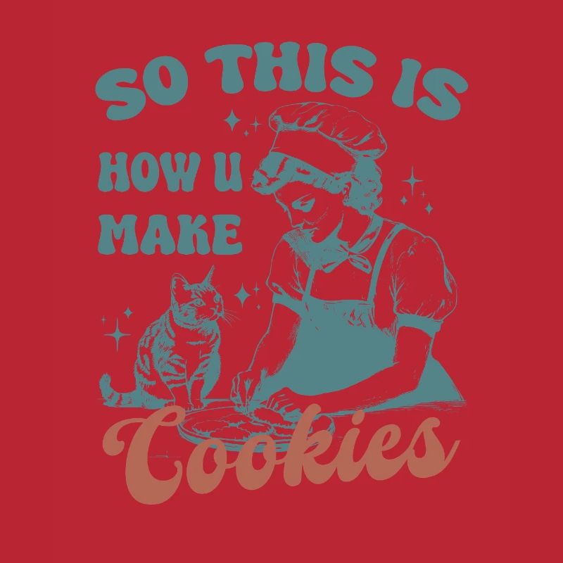 C’est donc comme ça que vous faites des biscuits chat mignon