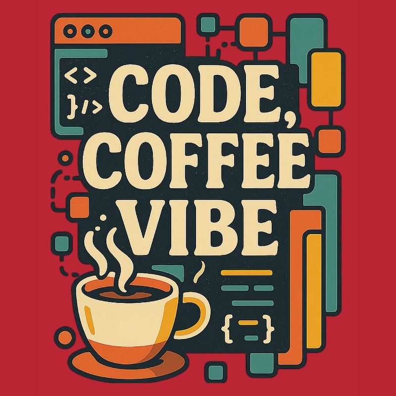 Code Coffee Vibe – Lustiges Programmer T-Shirt
