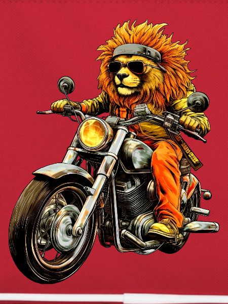 Motorrad Löwe