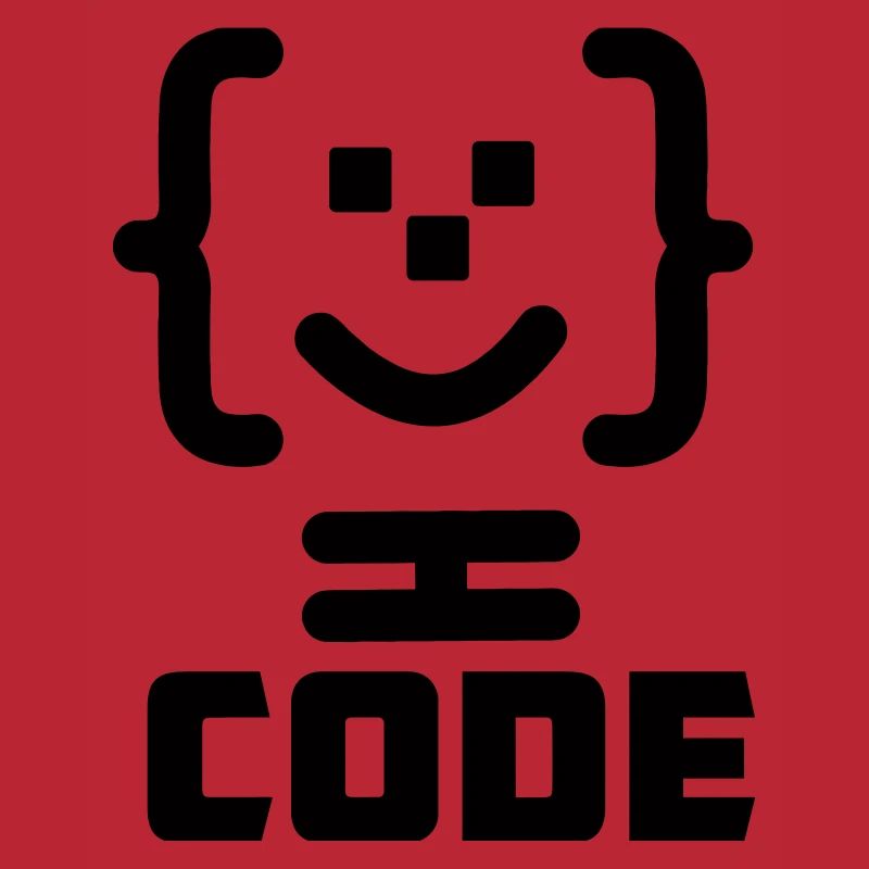 Hauptprogrammierer-Code-Logo mit Text CODE