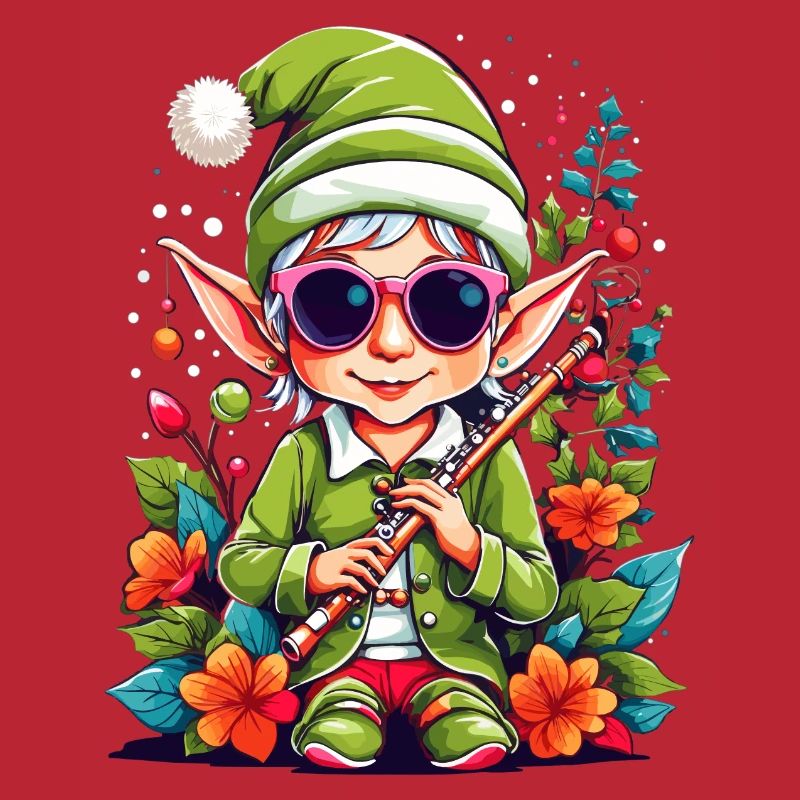 Elfe mit Flöte