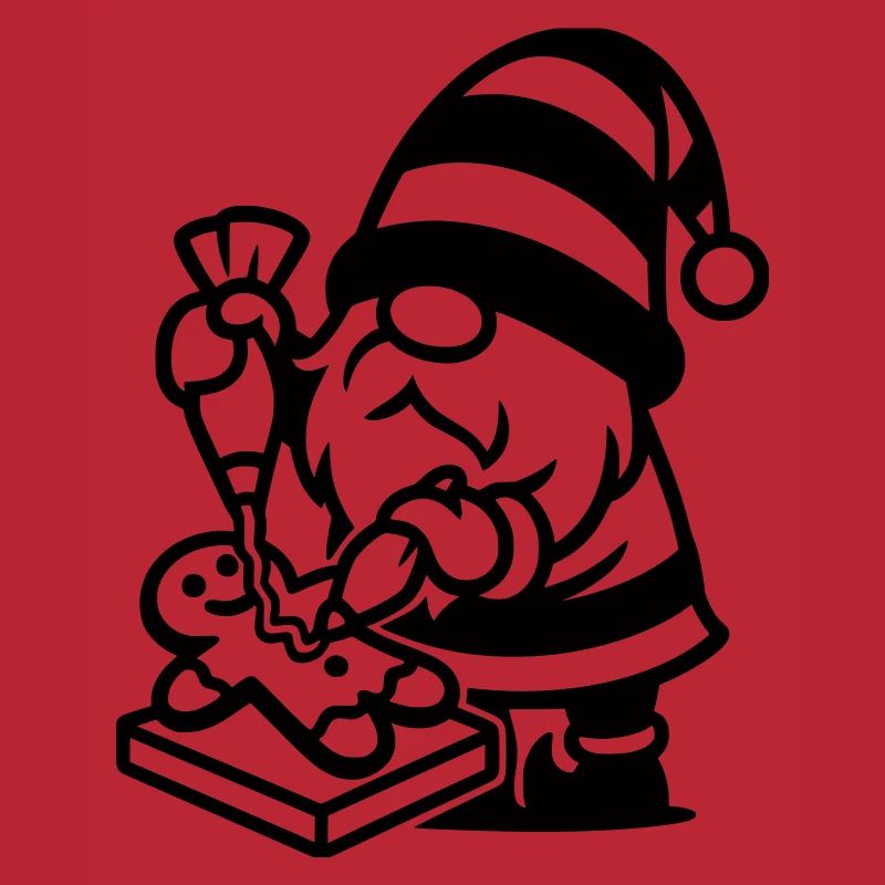 Gingerbread Baking Gnome