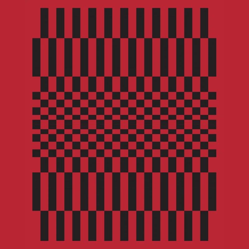 Geometric chessboard Grid Pattern