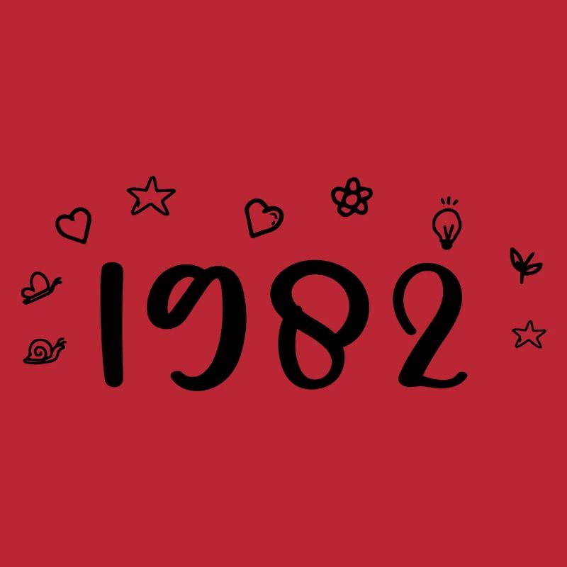 1982 Anniversary 1982 Retro 1982