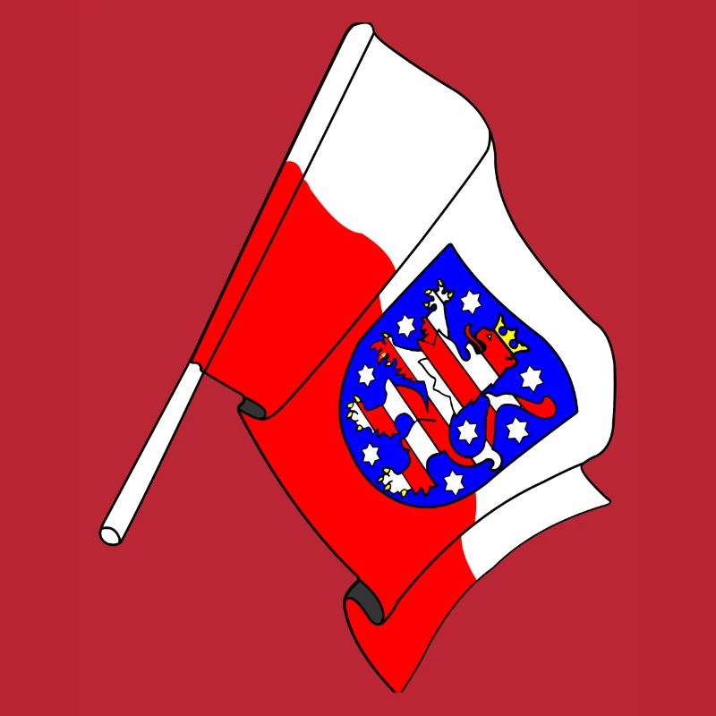 Flag Thuringia