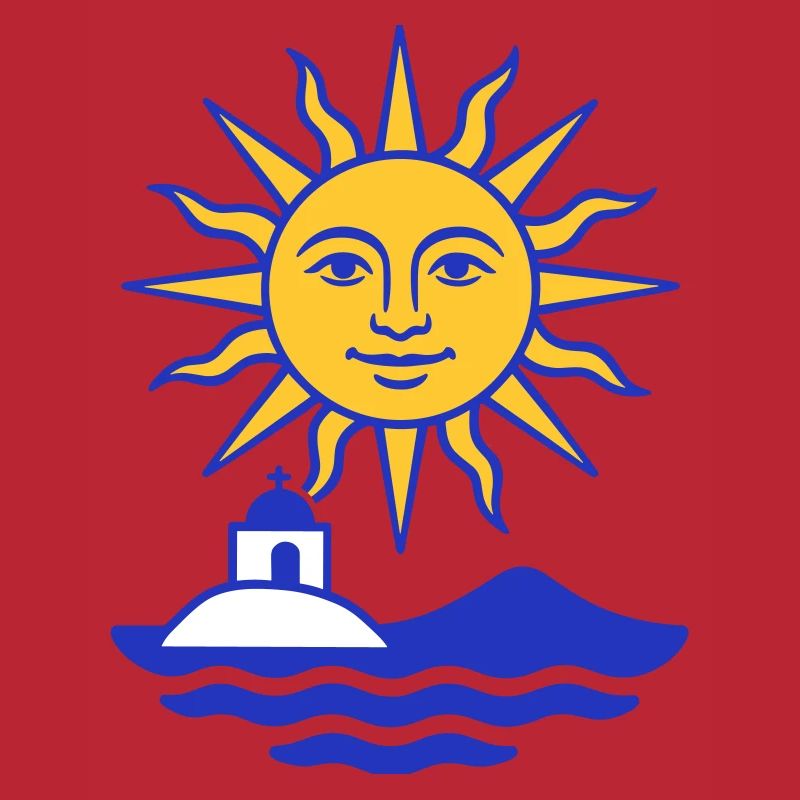 Grèce Soleil : Soleil, Eau, Chapelle