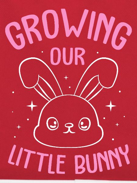 Werdende Mutter Ostern Gender Reveal