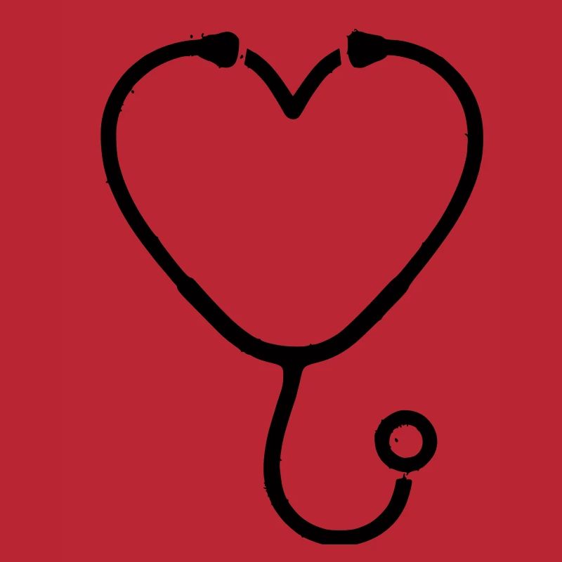 Plan de médecine cardiaque par stéthoscope