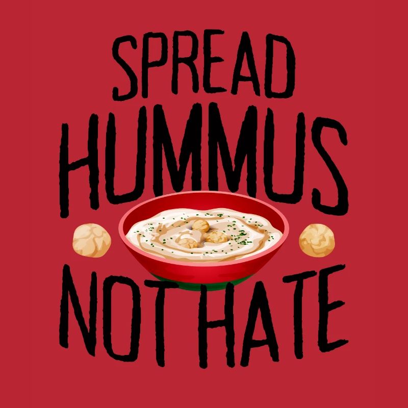 Spread Hummus Not Hate Vegan Gift For Vegans