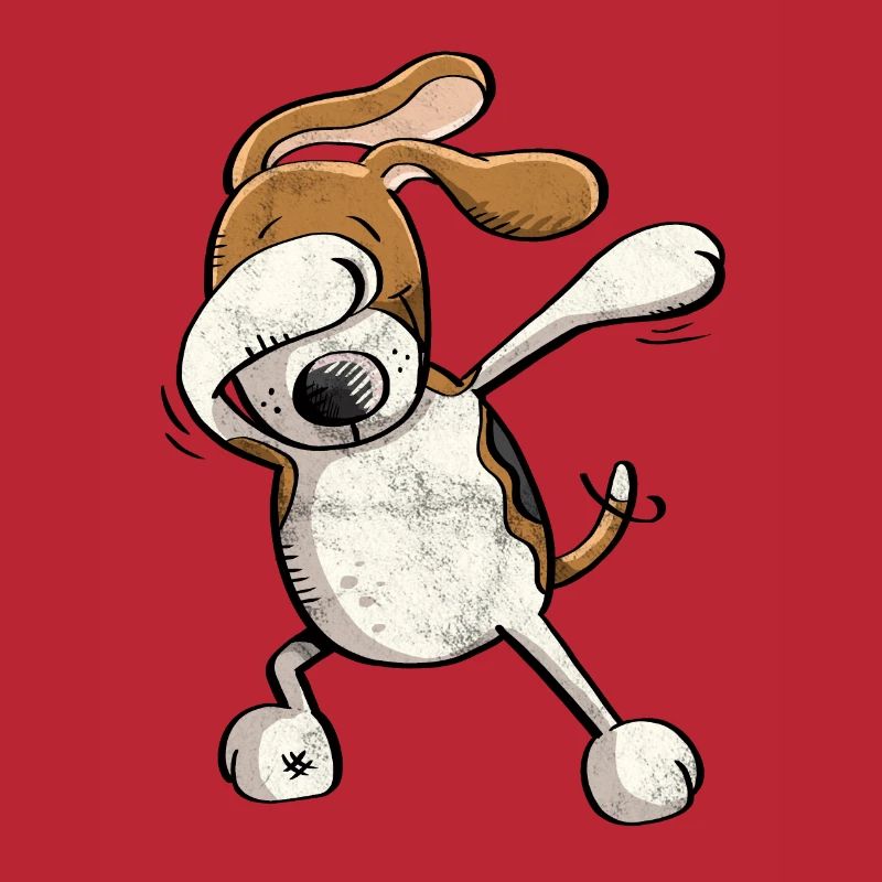 Cool Dab Beagle - Dog - Dabbing - Dance
