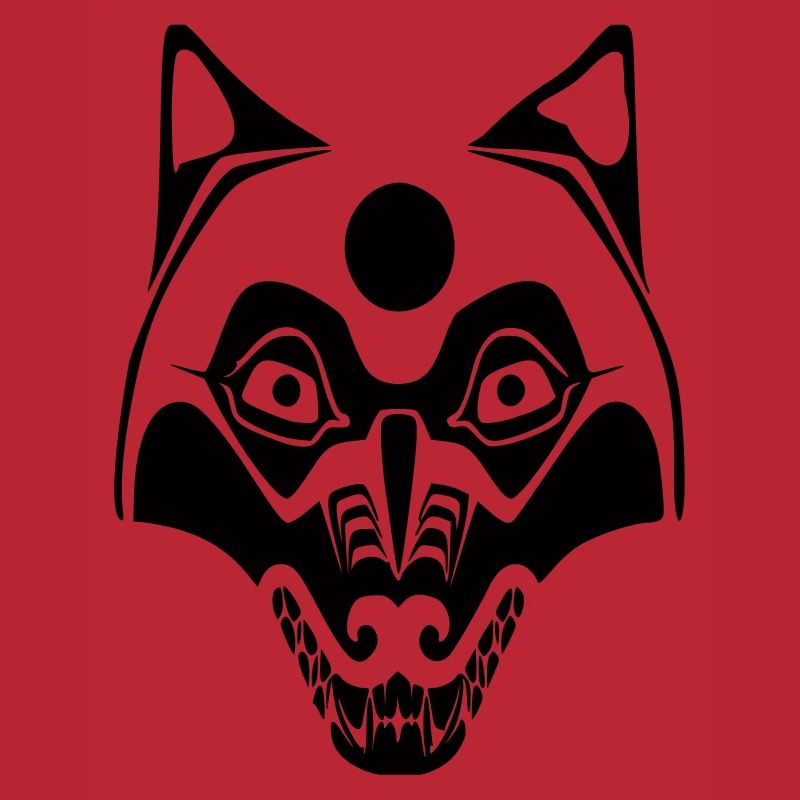 loup - masque-lune