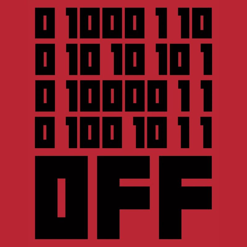 Binary Code F**k OFF – Humour Nerd & Geek Code