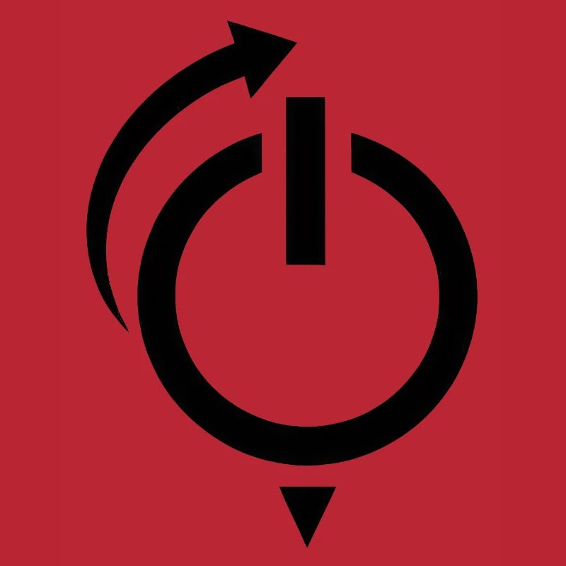 Netzschalter Neustart-Logo