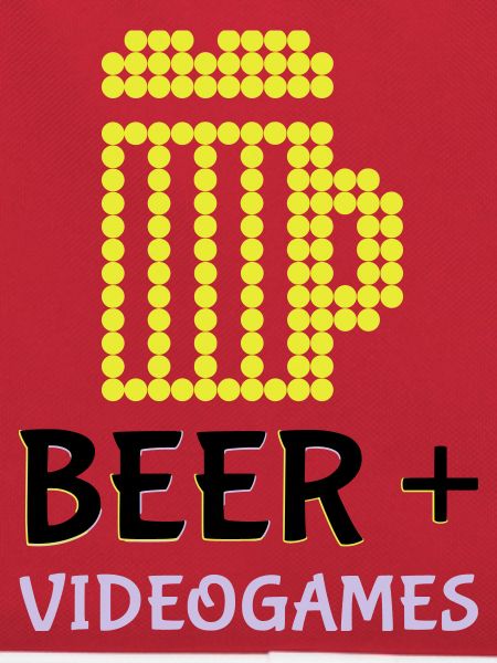 Pixel-Bier-Videospiele