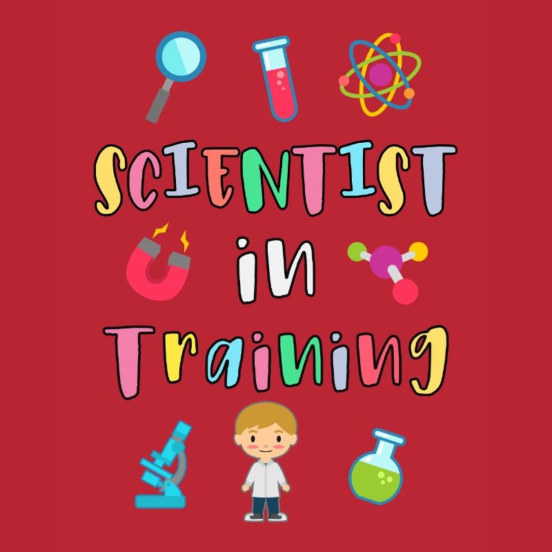 Young scientist in training