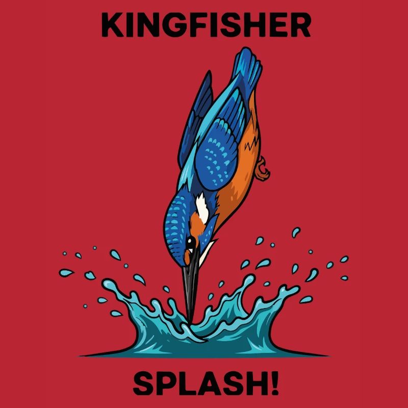 Kingfisher Splash Kingfisher River