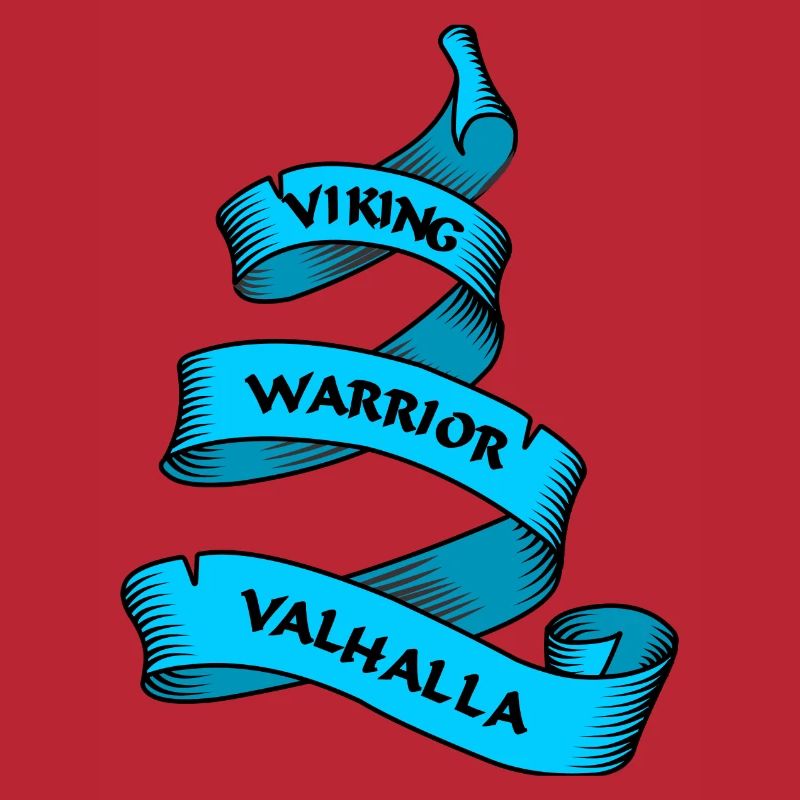 Wikinger Wimpel oder Banner blau