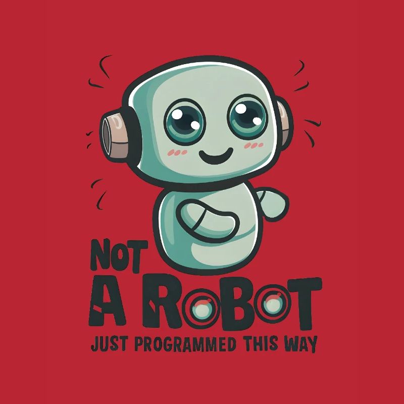 Not a Robot, Just Programmed This Way