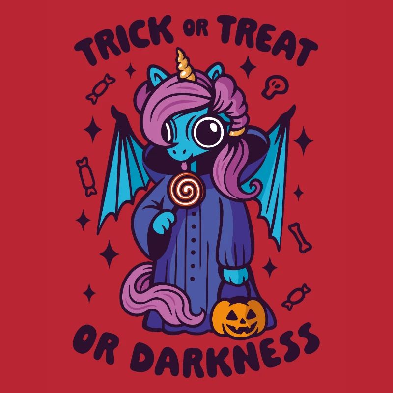 Dark Candy Unicorn - Süßes oder Saures oder Dunkelheit