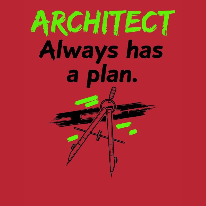 Architekt mit Plan