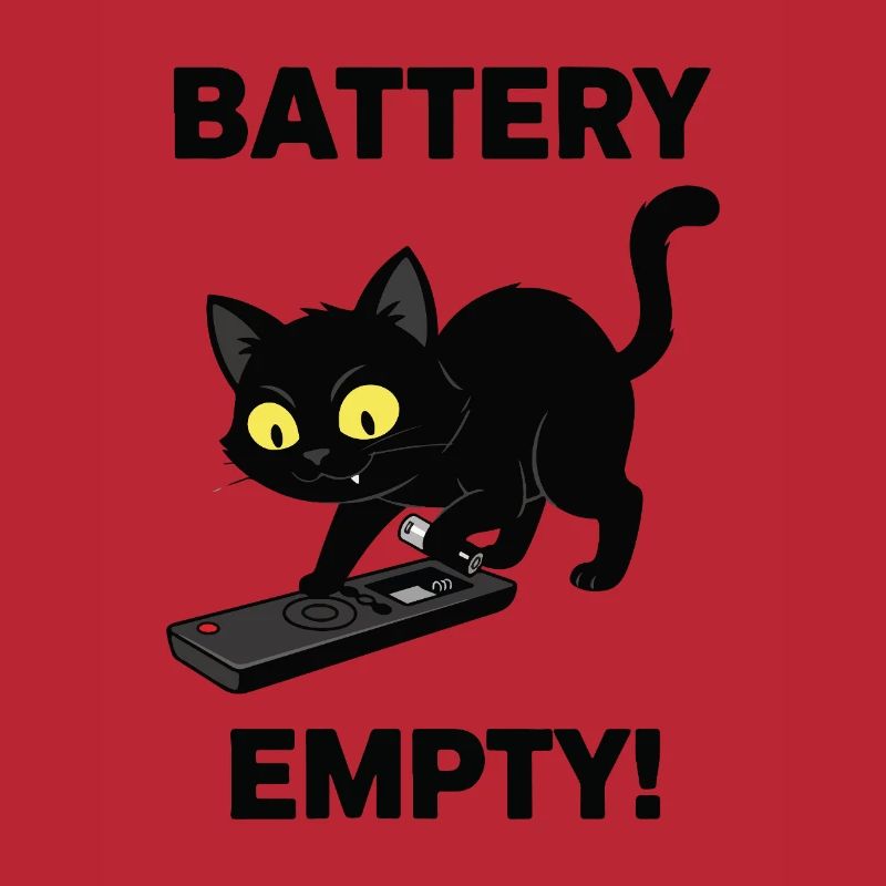 Battery Empty Chat Remote Control Humor