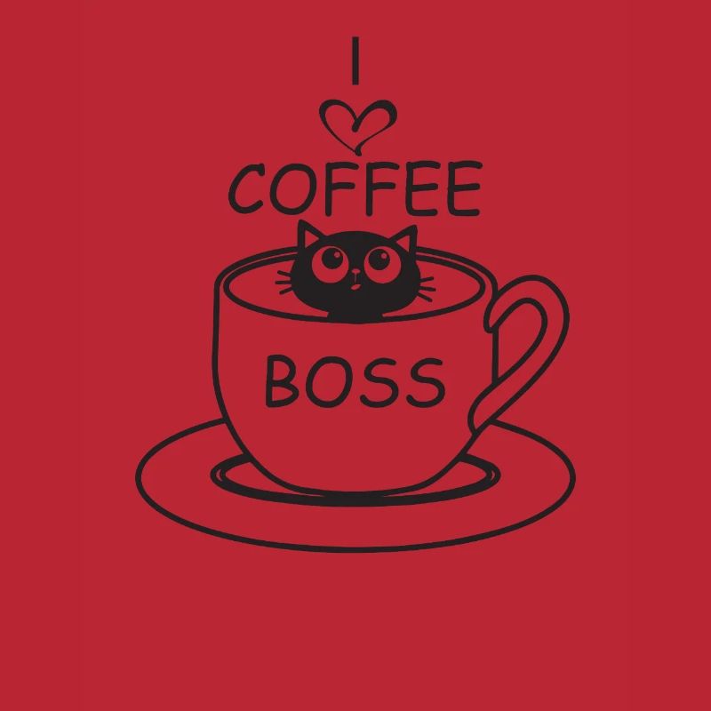 Chat de café