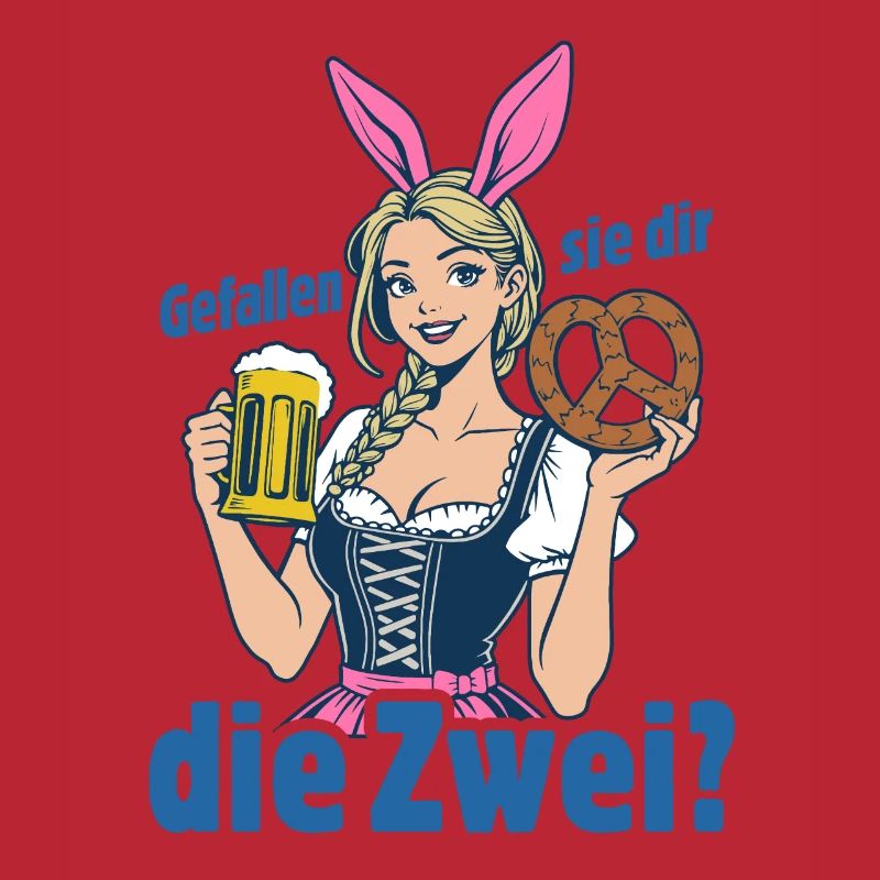 Gefallen sie dir, die Zwei? Dirndl Bier & Bretzen