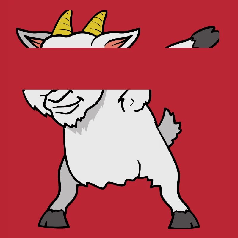 Dabbing Dab Ziege Ziegenbock
