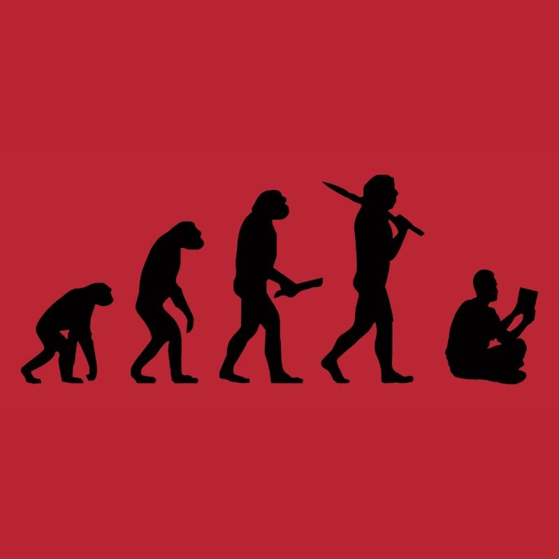 Evolution Reading Readers' Books Book Gift Idea