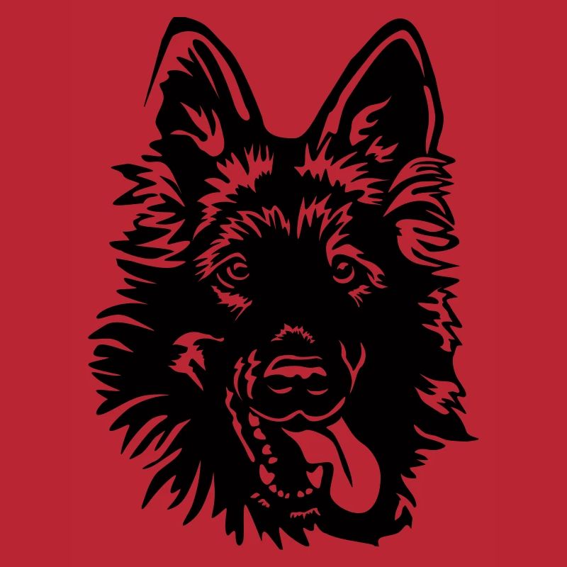 German Shepherd Head