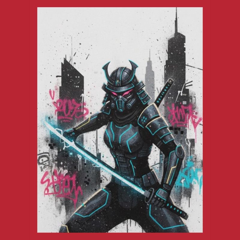 Cyber Samurai Neon Klinge