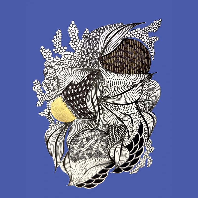 Leaf Fabric Feather Light Pattern