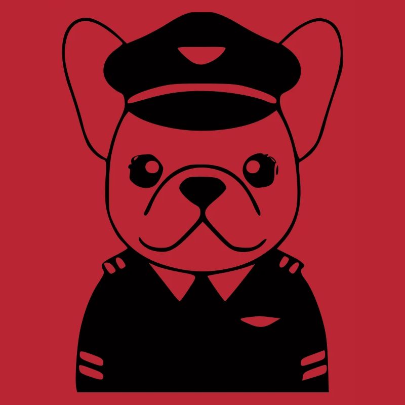 Frenchie Pilot Uniform Black