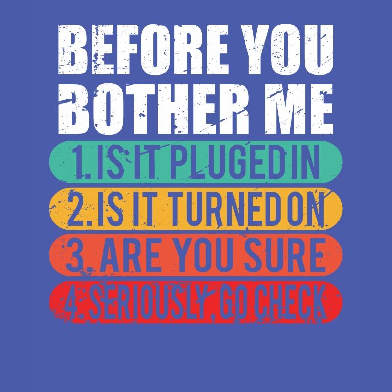 Lustiger technischer Support / Computer Techie Nerd Geschenk