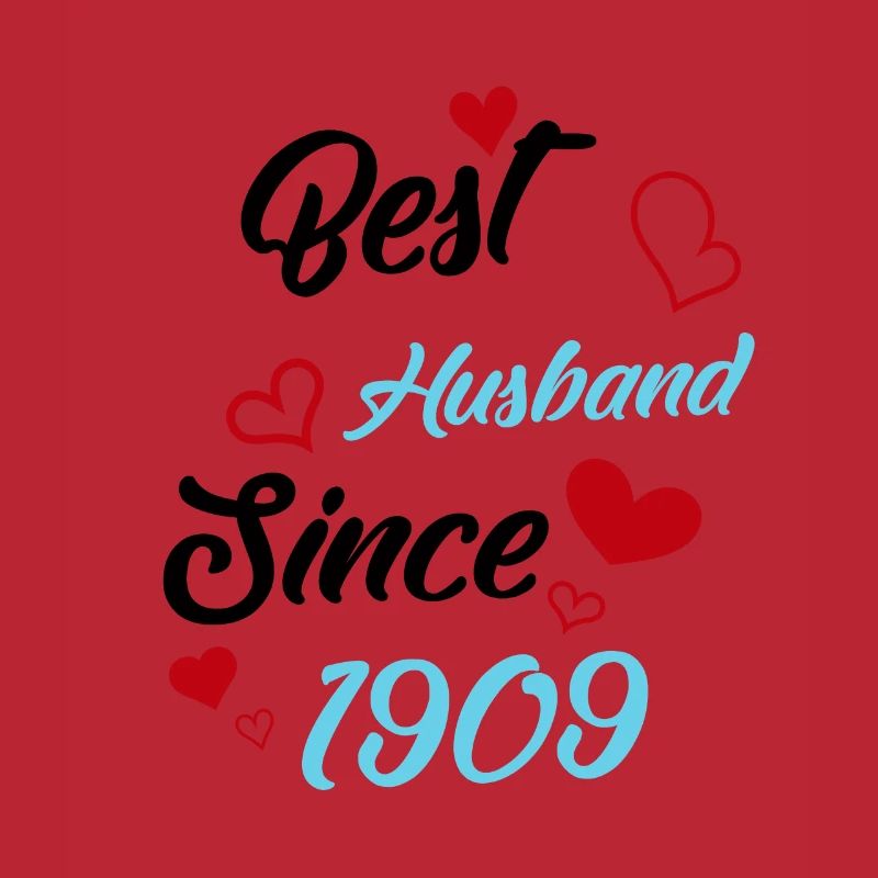 Bester Ehemann seit 1909 Hochzeit