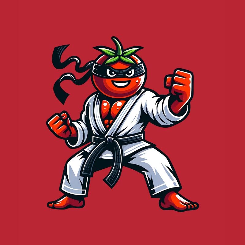 Karate Tomato Ninja Master Training