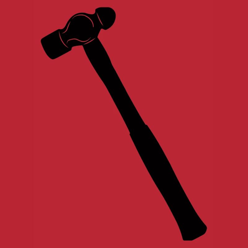 Kugelhammer oder Dellhammer Schattenbild