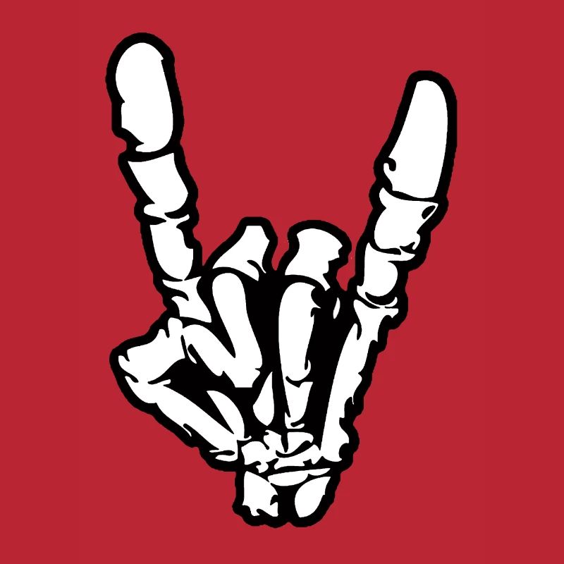 Rock'n'Roll- oder Heavy-Metal-Handzeichen *