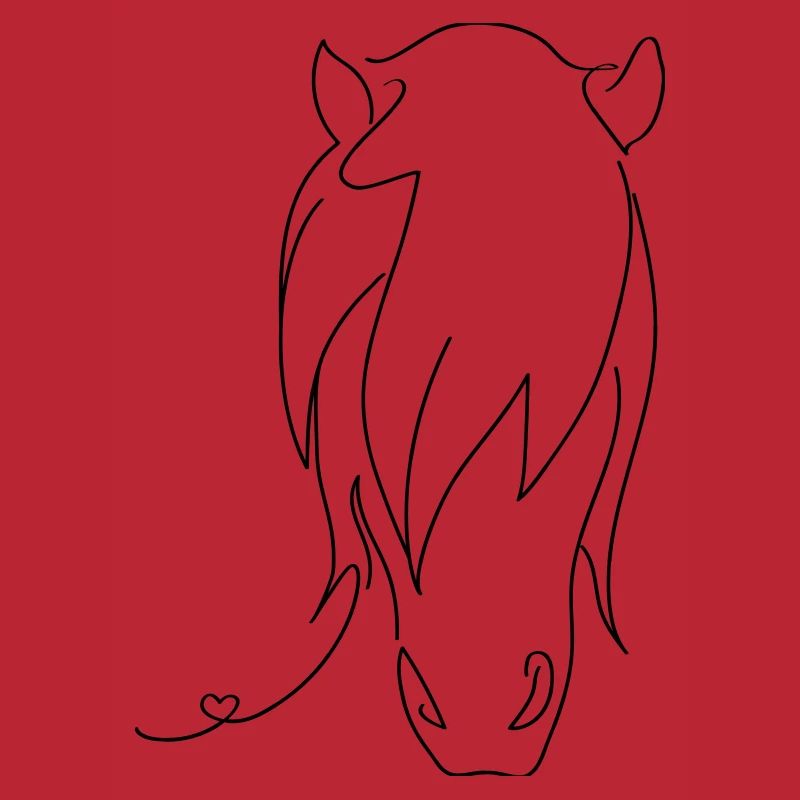 Pferd Silhouette