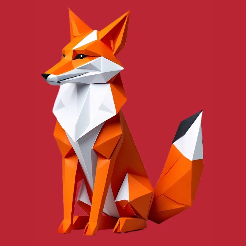 Geometric Polygon Fox