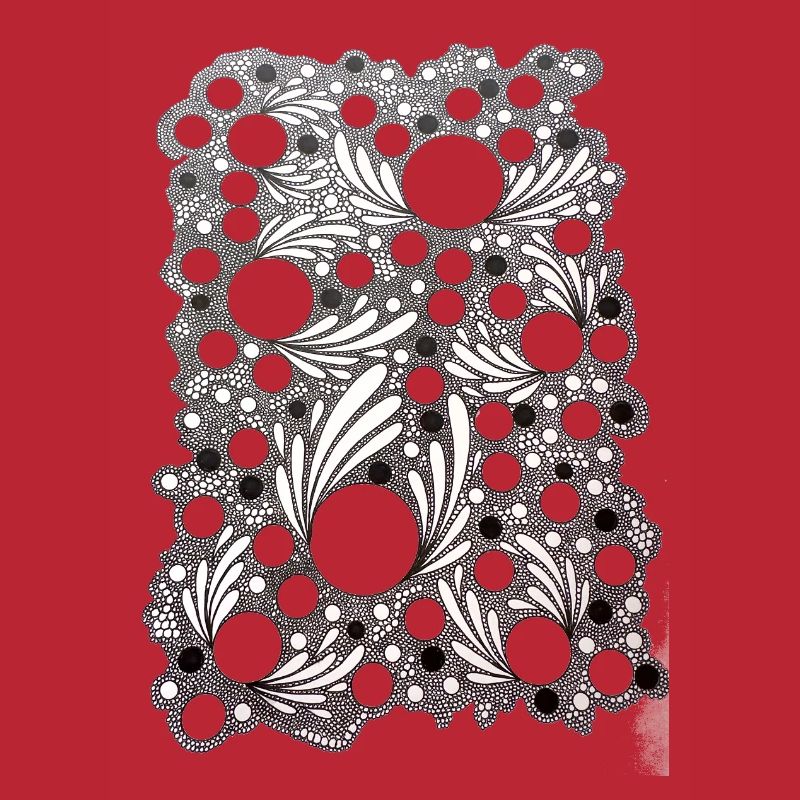 Leaf Blowing Lace Pattern