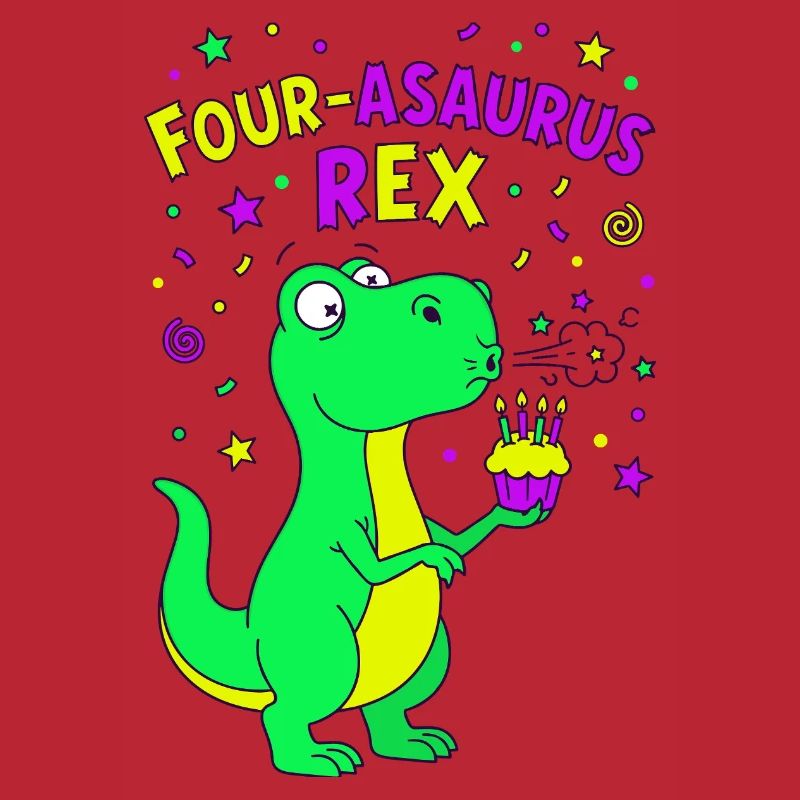4e anniversaire du Quatre-Asaurus Rex