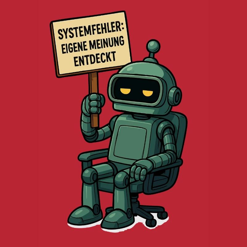 Systemfehler entdeckt – Denk selbst! Roboter