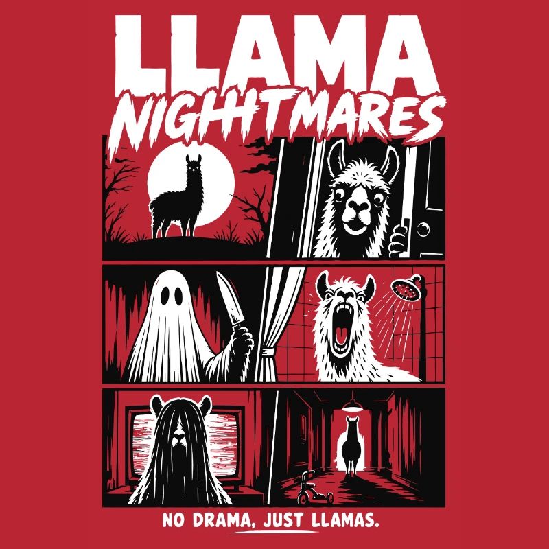 Llama Nightmares Horror Comic