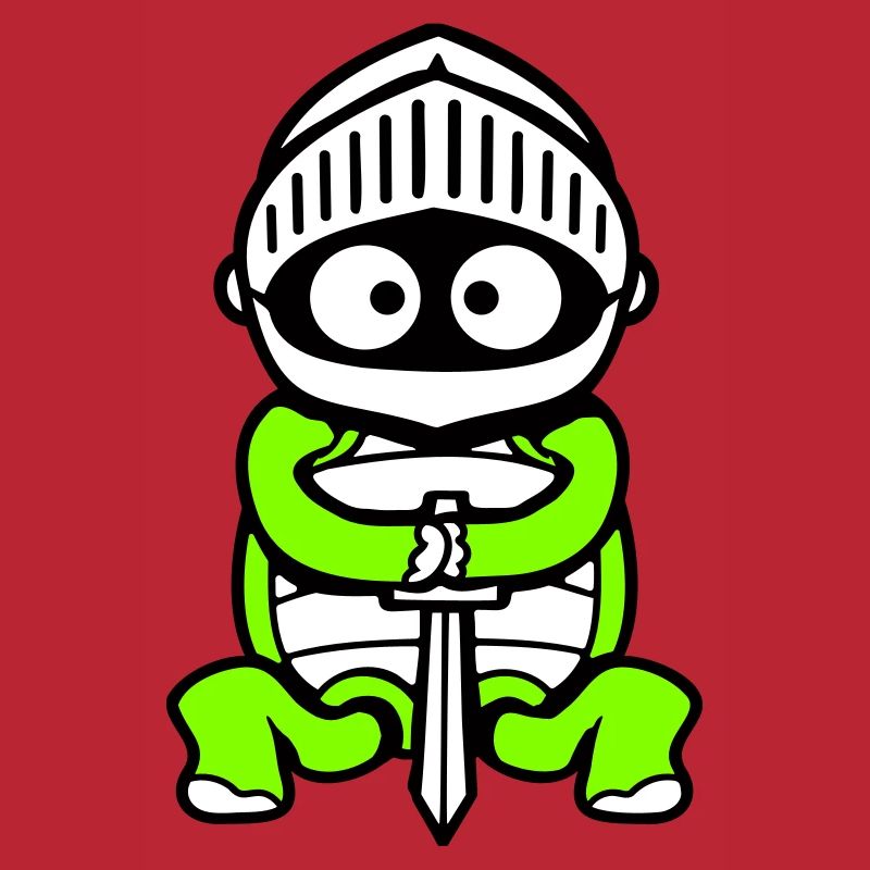 Turtle Knight Épée Fighter Armure Casque