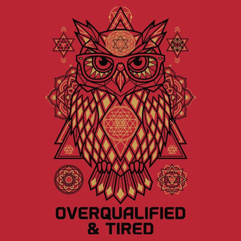 Overqualified Eule Mandala