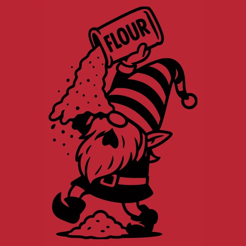 Biscuits à la farine de gnome cuits