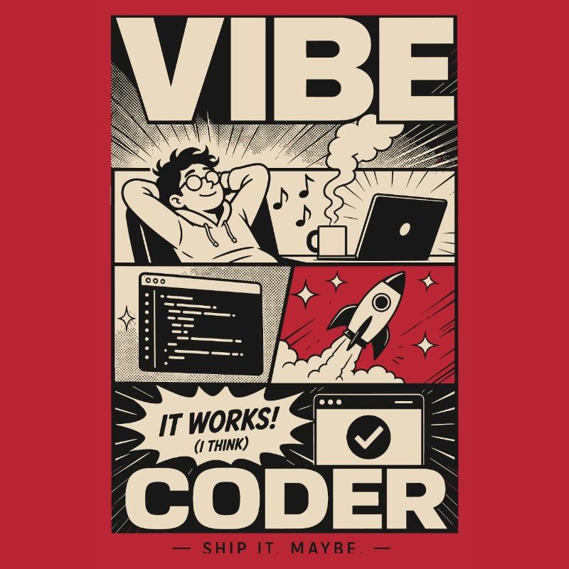 Vibe Coder Programmeur Humour