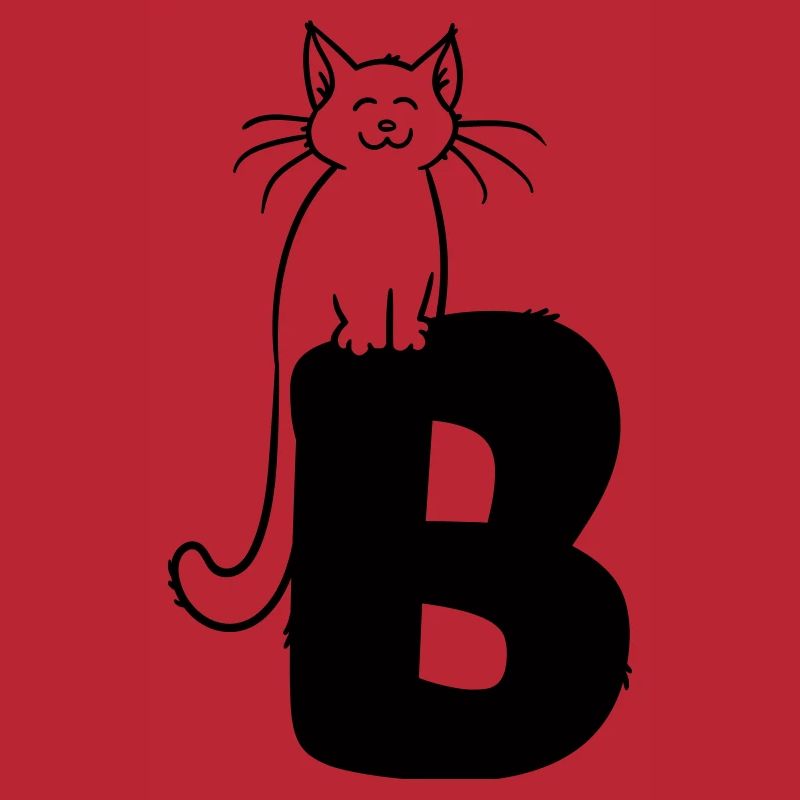 Katze Buchstabe B
