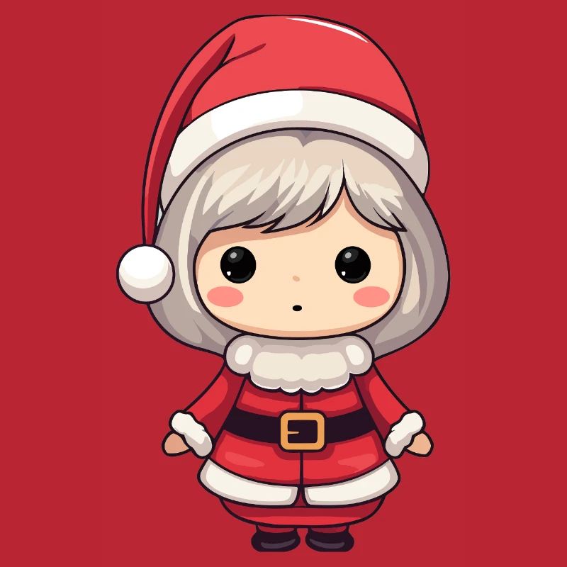 Chibi Santa Mädchen